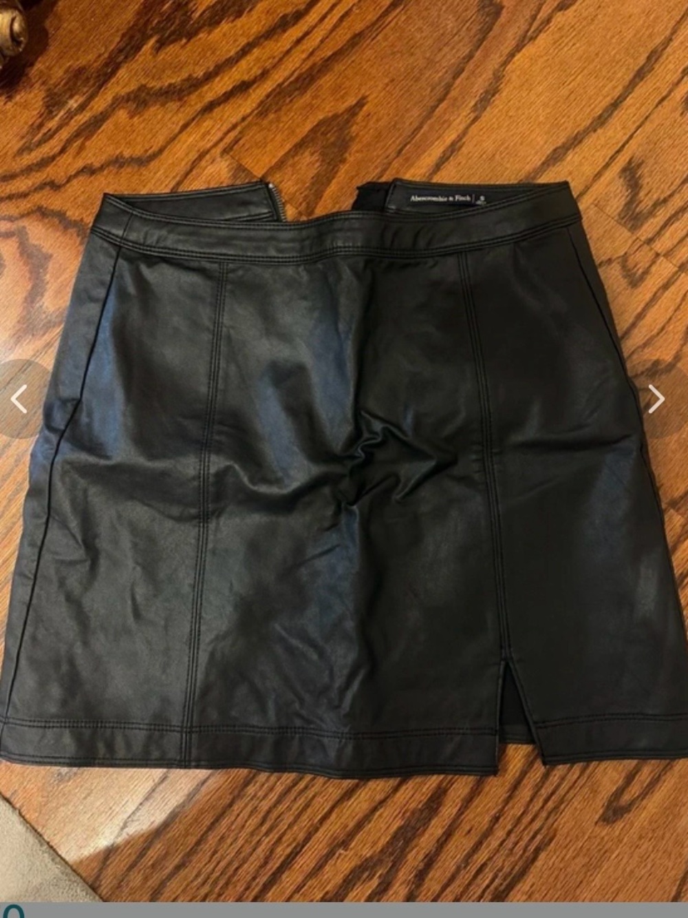 NWOT
Abercrombie & Fitch Black Faux Leather Mini Skirt